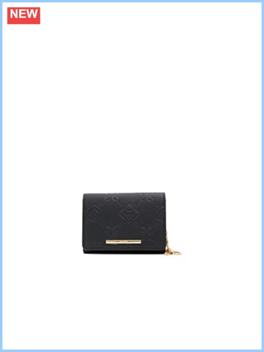 ALDO Iconipouch Synthetic Compact Coin Wallet with Magnetic Closure